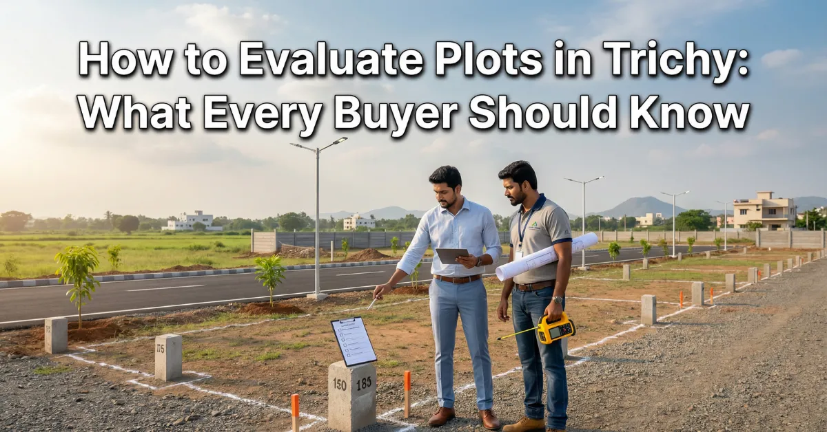 How to Evaluate Plots in Trichy: What Every Buyer Should Know