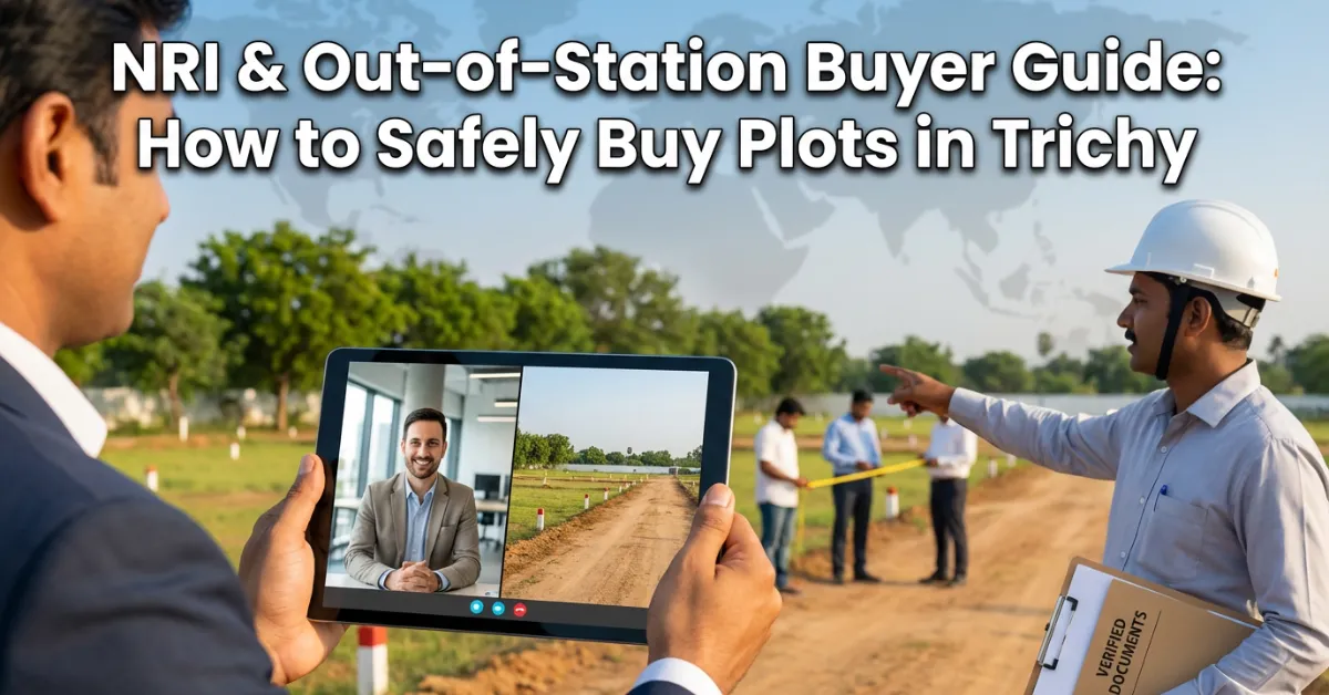 NRI & Out-of-Station Buyer Guide: How to Safely Buy Plots in Trichy