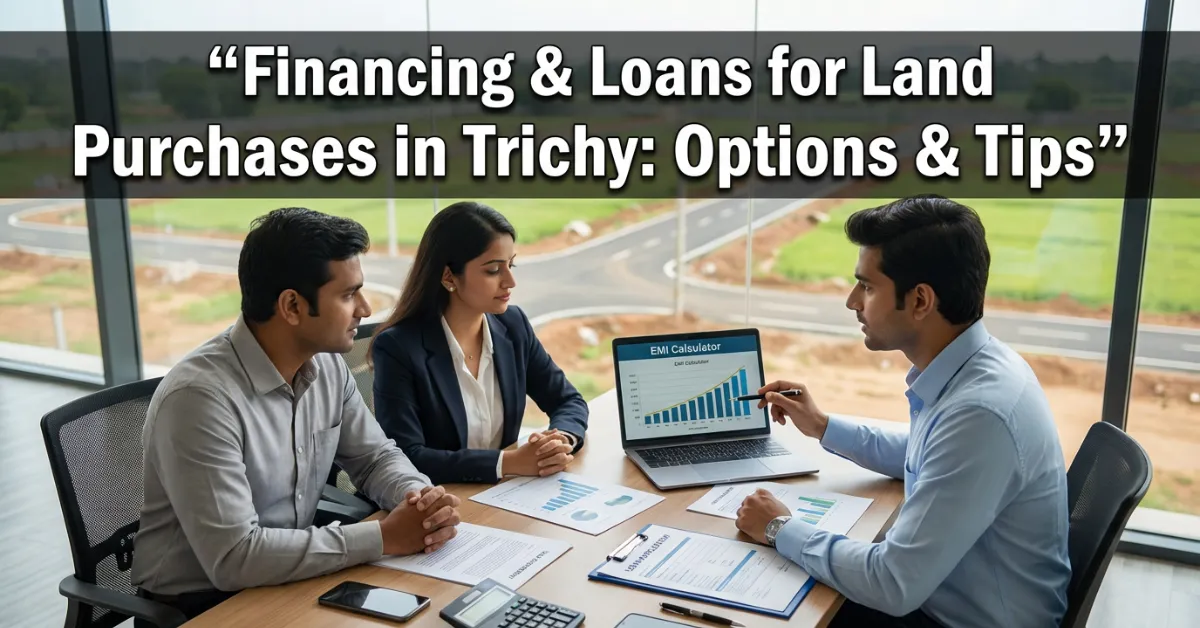 Financing & Loans for Land Purchases in Trichy: Options & Tips
