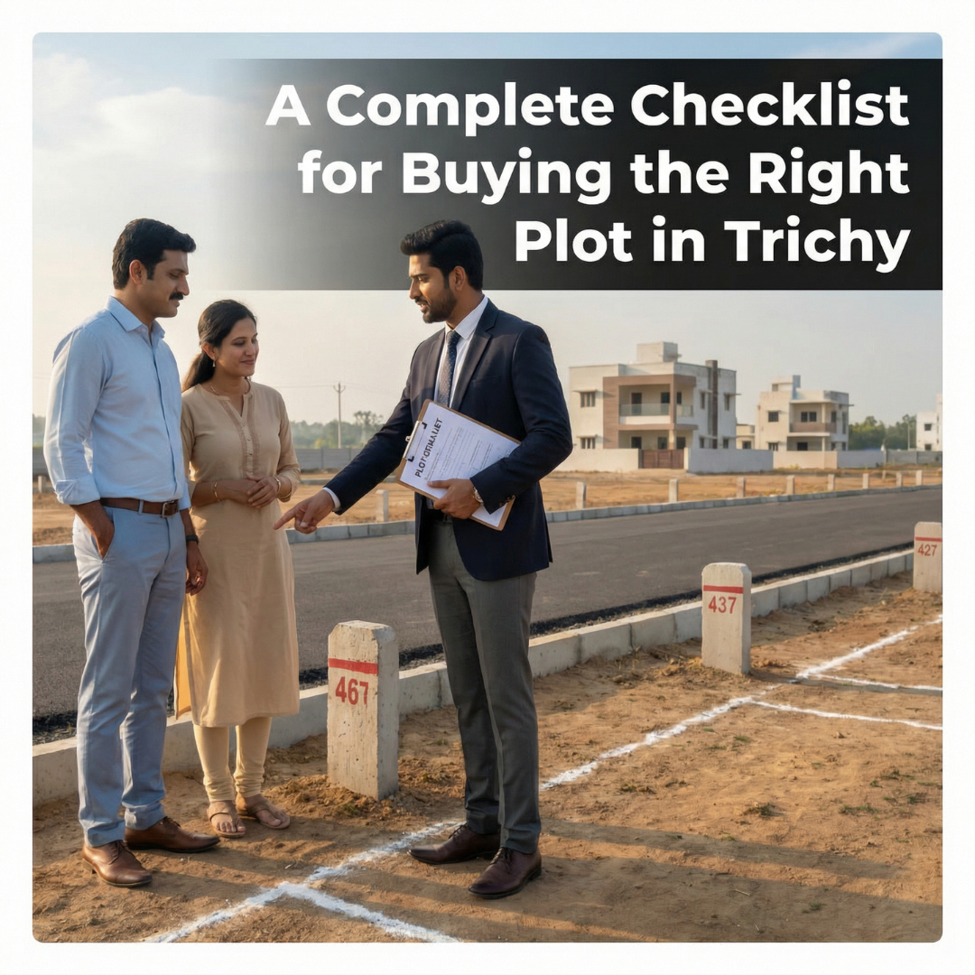 A Complete Checklist for Buying the Right Plot in Trichy